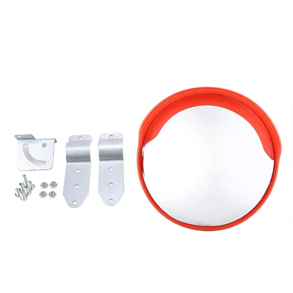 Convex Traffic Safety Mirror 30 Cm Road Safety Blindspot Mirror With Wall Bracket For Driveway Warehouse Garage Security 9084446787719