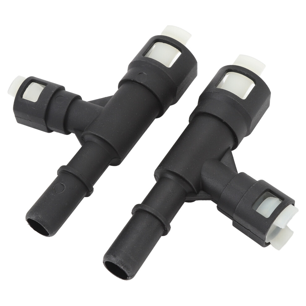 High Toughness Heater Hose Connector 2Pcs For Xl 1500 2500 Models Black 9481347586715