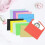 Small Color Envelope 100 Pcs Mini Envelopes 11.5 * 8.2cm for Weddings Birthdays 4