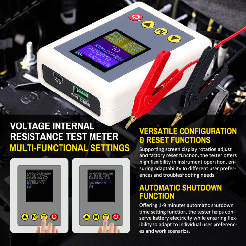 TS4520 Volt/Resistance Tester Screen Rotation Auto Off Calibration Feature 1
