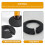12pcs plastic pipe covers for water pipe and radiator concealment 10