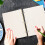 16k Schetsboek Studentenlinnen Vulling Hardcover 5
