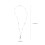Elegante Lanyard Bianco Con Per Badge E Chiavi 2