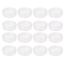 20Pcs Clear Acrylic Coin Collection Boxes Practical Coin Storage Cases