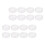 20Pcs Clear Acrylic Coin Collection Boxes Practical Coin Storage Cases 9