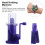 1Set Mini Handdraaibare Breimachine Voor DIY Knutselen Paars Plastic 10