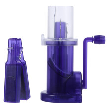 1Set Mini Handdraaibare Breimachine Voor DIY Knutselen Paars Plastic