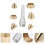 7 Stuks Trompetmond Messing Kleine Luidsprekers 6