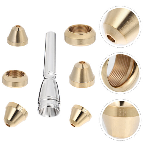 7 Stuks Trompetmond Messing Kleine Luidsprekers 2