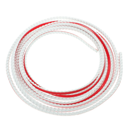 Zelfklevende Strip Pvc Rond Kleverig Wit 2