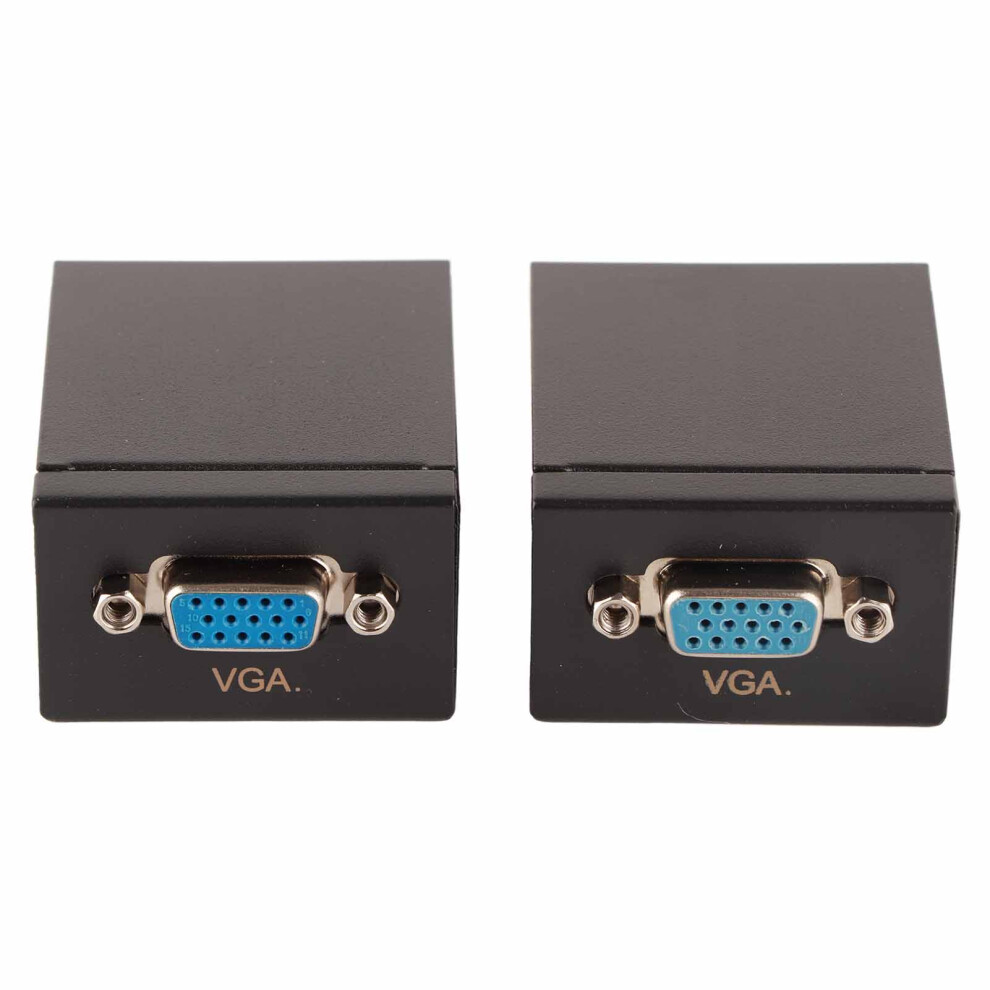 60M Vga Rj45 Extender Transmitter Receiver Cat‑5 / 8320539968117