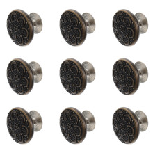 10St Bruine Alloy Jeans Knopen Voor Verstelbare Broek Tailleband