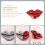 Red Sequins Lips Pillow Plush Throw Cushion for Sofa Decor 2