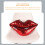 Red Sequins Lips Pillow Plush Throw Cushion for Sofa Decor 10