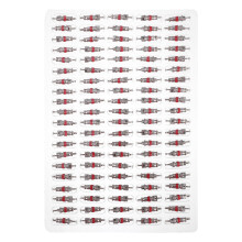 100 Stks Ventiel Batterij Auto Zinklegering