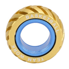 Stress Relief Haptic Slider Ring Dual Color Aluminum Alloy 3.5x1.3cm
