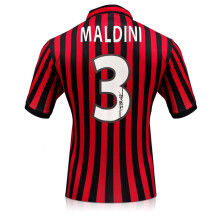 Paolo Maldini Signed AC Milan Centenary 2000 Home Football Shirt