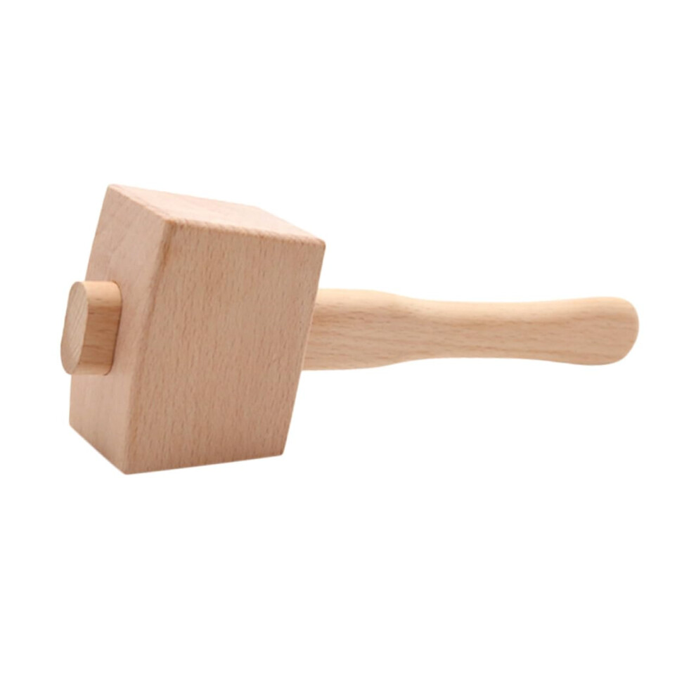 Wooden Mallet Hammer For Woodworking, Leathercraft, Carpentry, Beech Handle, Multi-Purpose Diy Tool 6038364203731