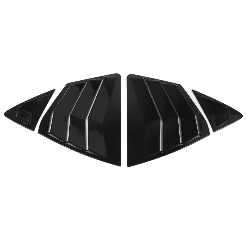 Abs Glossy Rear Side Window Louver For Camry Xv80 2023+ Black 7891347605842