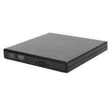 Externer USB DVD-Laufwerk optisches Laufwerk für Windows & Linux, 12 cm