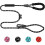Retriever Leash with Pull Stop 1.6m Robust Dog Leash Training Leash Nylon Reflective Adjustable Leash with Foam Double Handle for Small Medium & Large 1