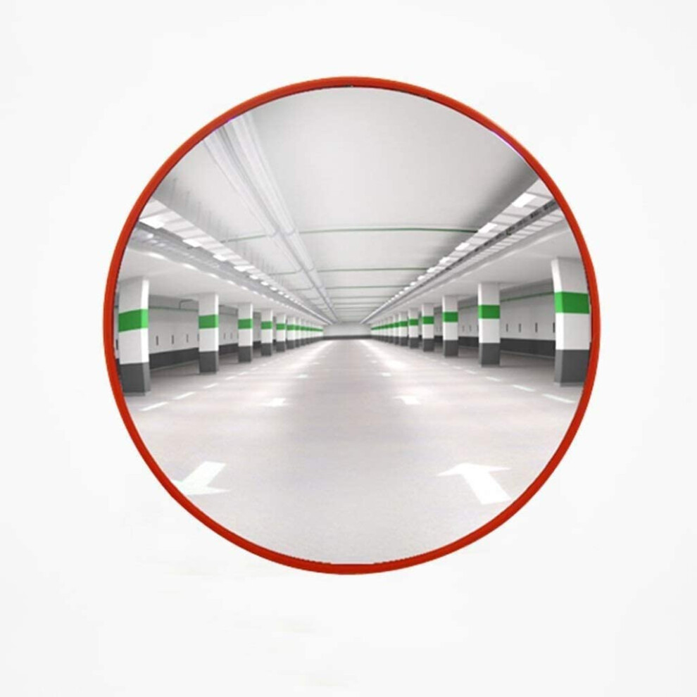 Road Safety Convex Angle Traffic Mirror 24 Inch Polycarbonate Clear Images For Garages Store Parking Lot 9016109708311