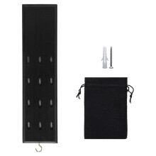Wall Mounted Darts Display Board - Professional Dartboards for Home Entertainment, Black, Durable Material, Easy Installation