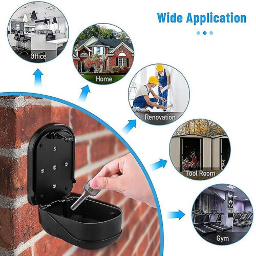 Key Safe Box, Large Wall-mounted Key Box for Indoor Outdoor, Key Safe Box 1