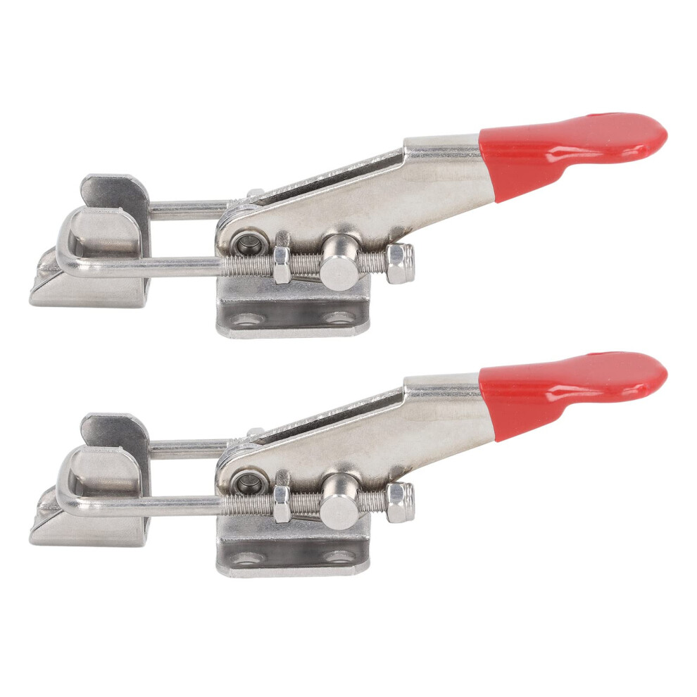 Toggle Latch Clamp Set, 2Pcs Adjustable Stainless Steel Toggle Pull Latches For Gates, 400Lbs Capacity 9084446788334