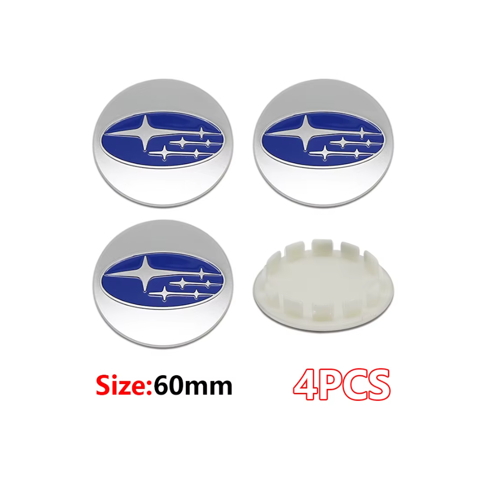 Abs 60Mm Wheel Center Cover Wheel Hub Center Integrated Cover Logo For Subaru Wrx Brz Drl Xv Sti Outback Legacy Forester Impreza 6909483679816