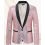 (S)Mens Sequin Glitter Wedding Party Shawl Collar Blazer Jacket 1