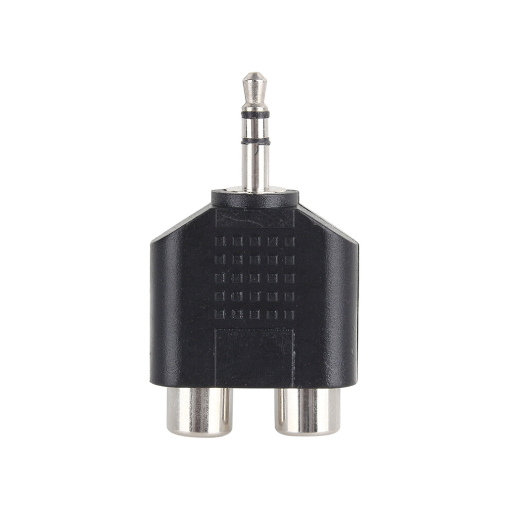3.5Mm Male Stereo Jack Socket To 2 For Rca Plug Gold 8320539969015