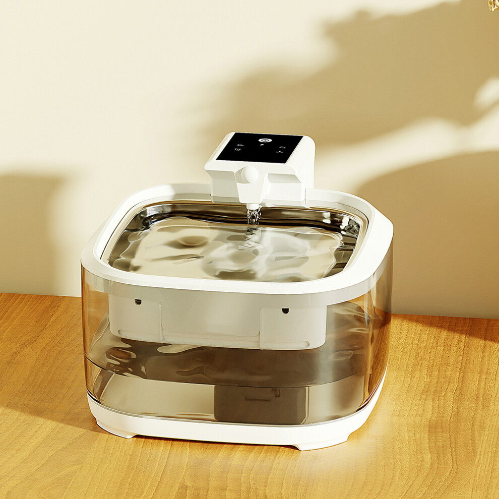 Wireless 4.5L Cat Dog Water Dispenser, Auto Sensor, Silent Circulating Filter-image-OPC-PKD7WRR-NEW