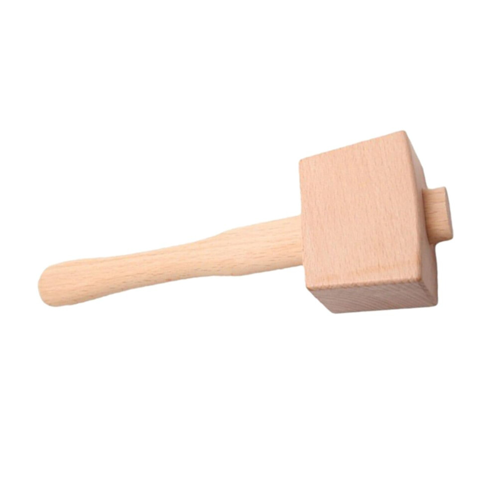 Wooden Mallet For Woodworking Compact Hammer 12 Inch Portable Design For Easy Storage And Home Improvement Projects 9084446788648
