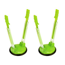 Original Jokari Adjustable Baggy Rack Stand 2 Pack. Prop Plastic Ziploc Freezer Storage Bags Open Hands-Free to Pour Leftovers  Snacks and Meal Prep I