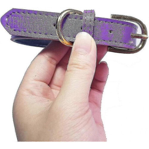 Cat Bell Collar - Soft Leather Bell Collar for Small Puppy 1