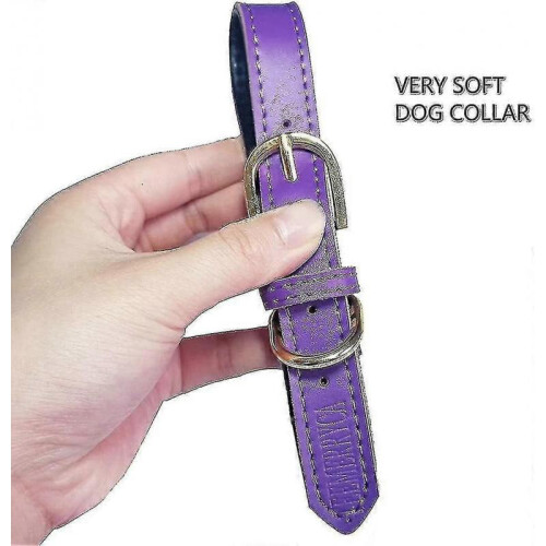Cat Bell Collar - Soft Leather Bell Collar for Small Puppy 2