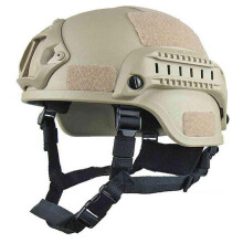 Military Helmet ACH MICH 2000 Tactical Paintball Wargame Helmet ABS Plastic Head Protector Adjustable Size Black