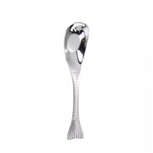 Serving Spoons Stainless Steel Eating Spoon Set of 4 - 16.5x3.5cm, Color 5, Durable Kitchen Utensils