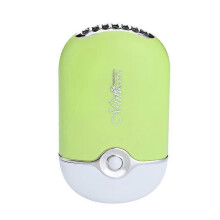 Green Usb Mini Fan Air Conditioning Blower Portable Blower Dryer Fan for Eyelash Extension