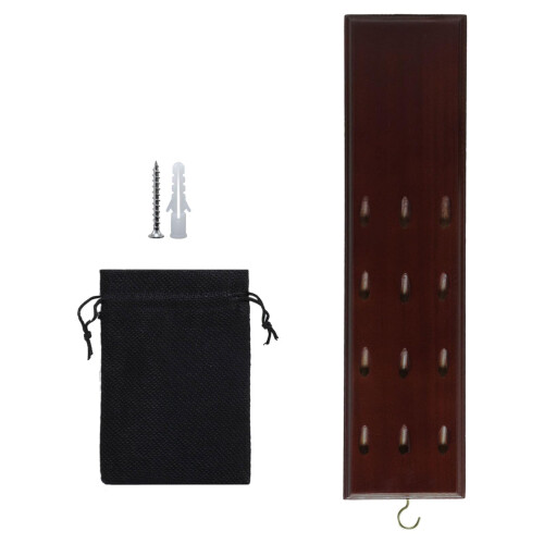 Solid Wood Dartboards Display Panel Mounting Bracket for Game Rooms, Wall Hanging Dartboards Case, 24-Inch Size