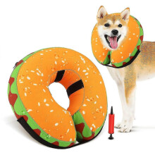 Recovery Collar for Dogs,inflatable Dog Cone Collar, Adjustable Pet Recovery Cone After Surgery (s)