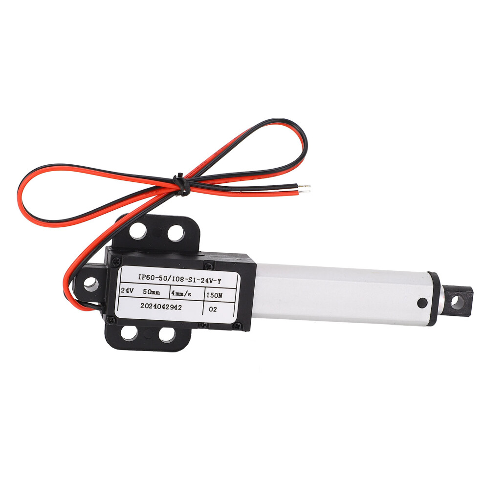 Mini Electric Linear Actuator 3W 50Mm Stroke 150N 24V Ipx4 8391347651607