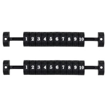 10 Numbers Scoring Score Counter Set for Standard Foosball Table - 2pcs Table Football Rating Coasters