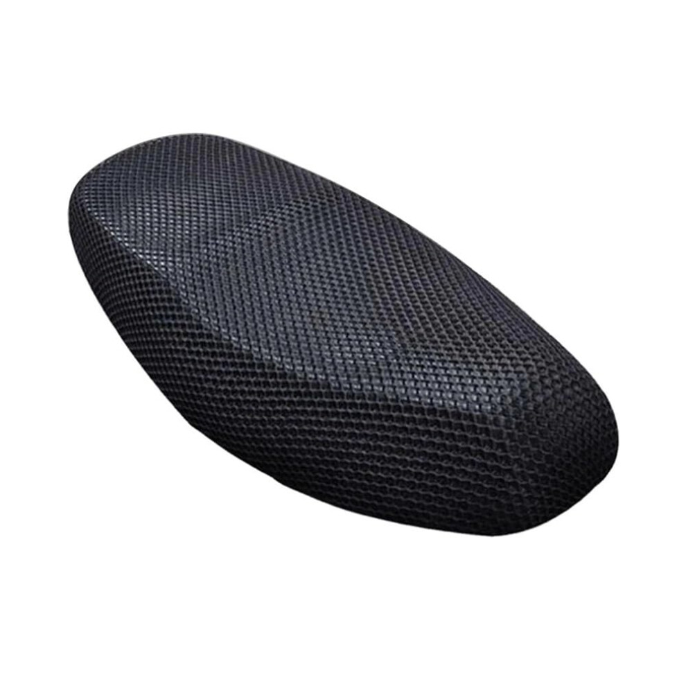 Motorcycle Seat Cover Large Universal Breathable Mesh Sunscreen For Motorbike And Bicycle Compatibility Black 9084446789300