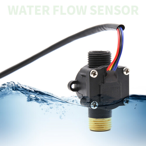 1-30L/Min DC5-24V Hall Effect Water Flow Sensor Counter Meter 1
