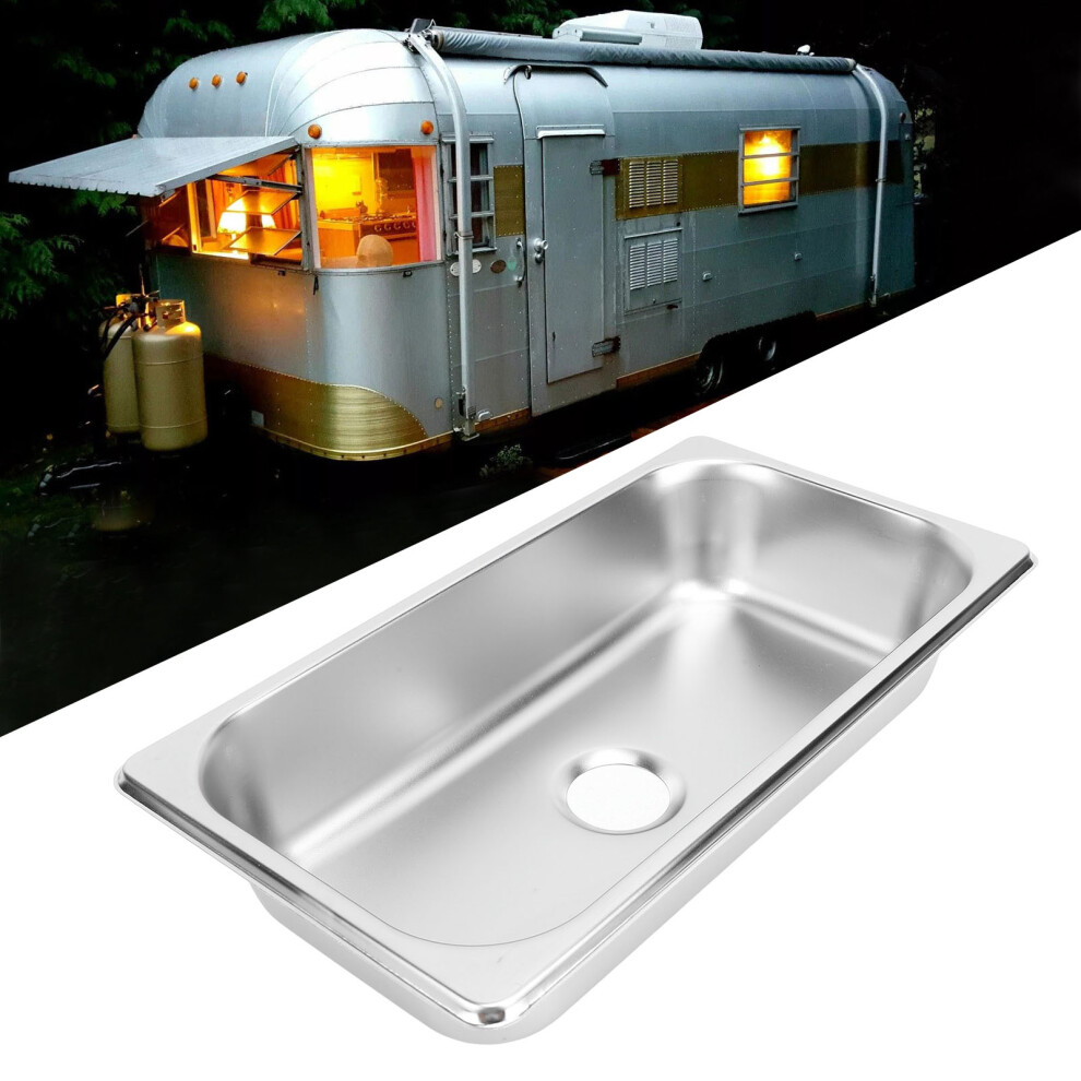 Durable 304 Stainless Steel Rv Sink Grâ1365 12.8X6.93x2.56in For Motorhome 6921347657402