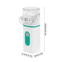 Tragbarer Handheld-Grüner Ultraschall-Nebulizer für Kinder & Erwachsene, 10 ml, kompakt