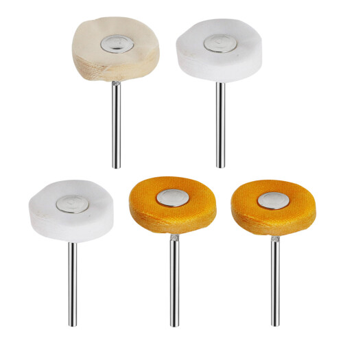 5PCS Cloth Felt Grinding Sanding for Mini-Beige handle 2.35mm 1