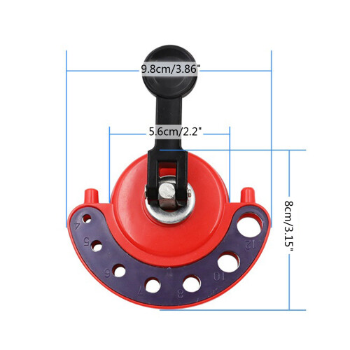 Ceramic Tile Glass Adjustable Hole Locator Opening Positioning 2